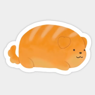 Loaf dog Sticker